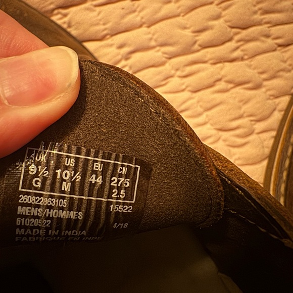 Clarks Dark Brown Chukka Boots 10.5 - Picture 3 of 7